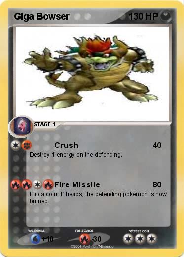 Pokemon Giga Bowser