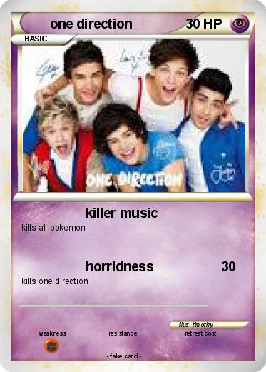 Pokemon one direction