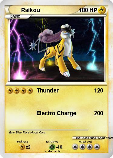 Pokemon Raikou