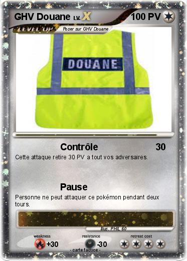 Pokemon GHV Douane