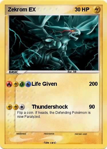 Pokemon Zekrom EX