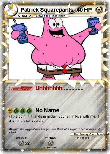 Pokemon Patrick Squarepants