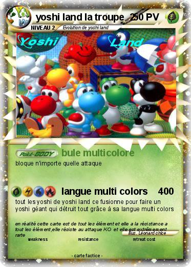 Pokemon yoshi land la troupe  2
