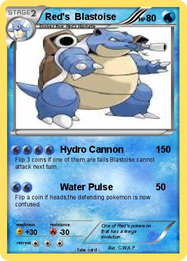 Pokemon Red's  Blastoise