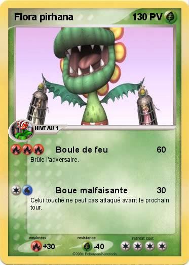 Pokemon Flora pirhana                    