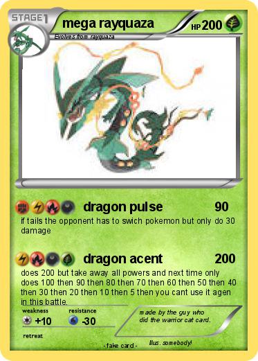 Pokemon mega rayquaza