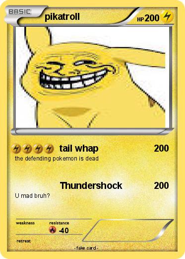 Pokemon pikatroll