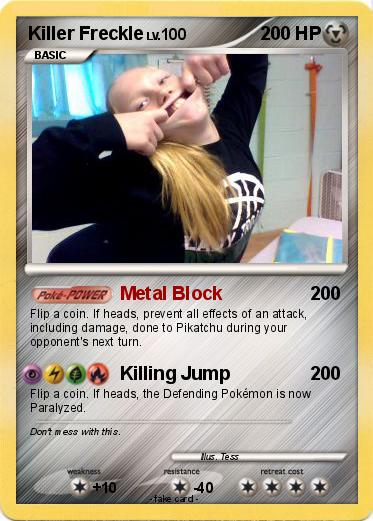 Pokemon Killer Freckle