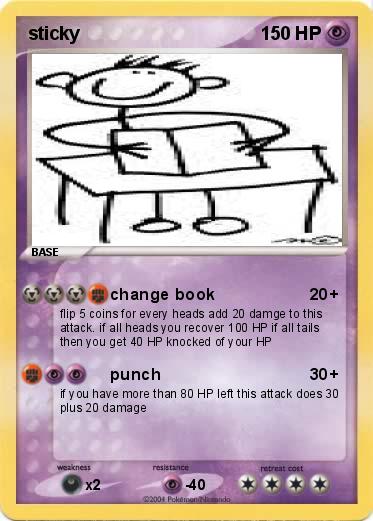 Pokemon sticky