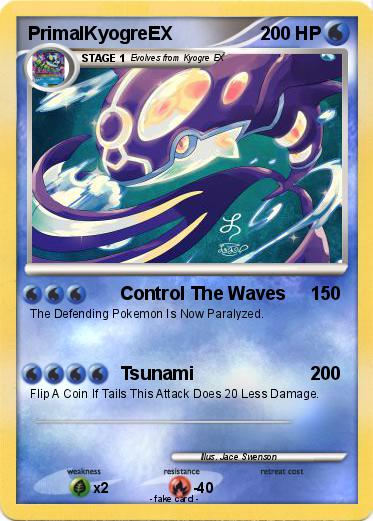 Pokemon PrimalKyogreEX