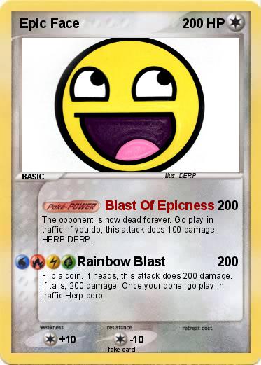 Pokemon Epic Face