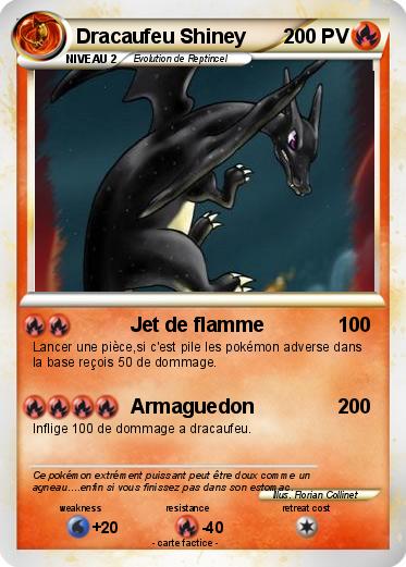 Pokemon Dracaufeu Shiney
