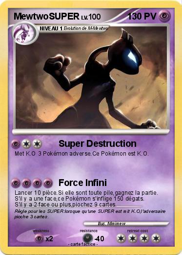 Pokemon MewtwoSUPER