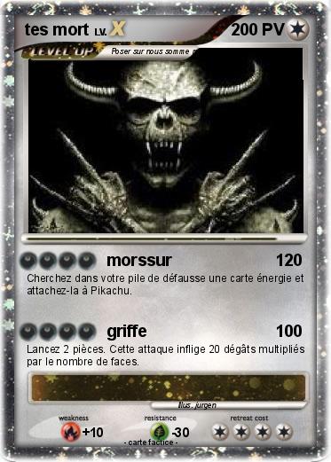 Pokemon tes mort