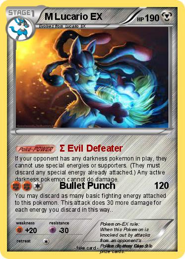 Pokemon M Lucario EX
