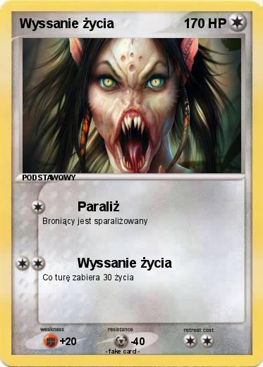 Pokemon Wyssanie życia