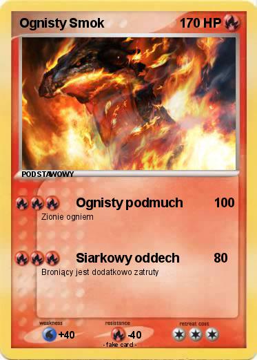 Pokemon Ognisty Smok