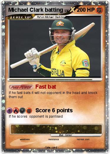 Pokemon Michael Clark batting