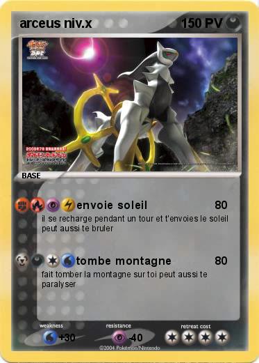 Pokemon arceus niv.x