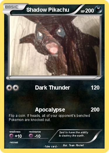 Pokemon Shadow Pikachu