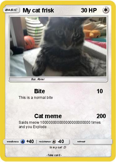 Pokemon My cat frisk