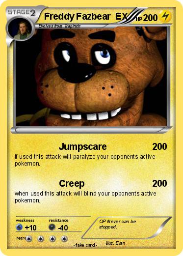 Pokemon Freddy Fazbear  EX