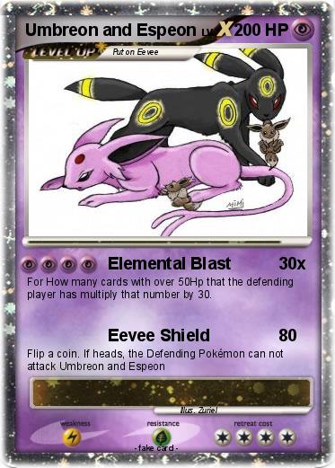 Pokemon Umbreon and Espeon
