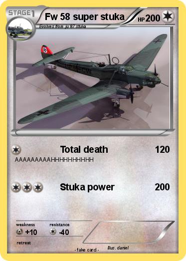 Pokemon Fw 58 super stuka