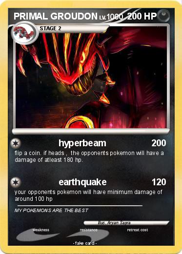 Pokemon PRIMAL GROUDON