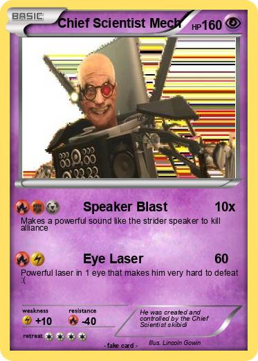 Pokemon Chief Scientist Mech