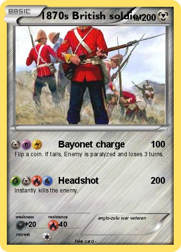 Pokemon 1870s British soldier
