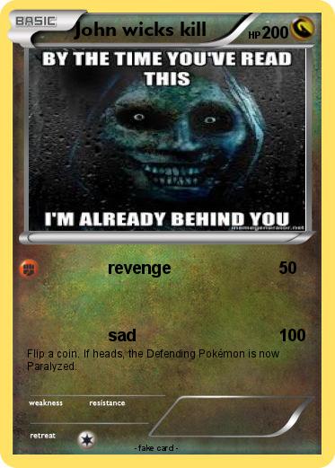 Pokemon John wicks kill