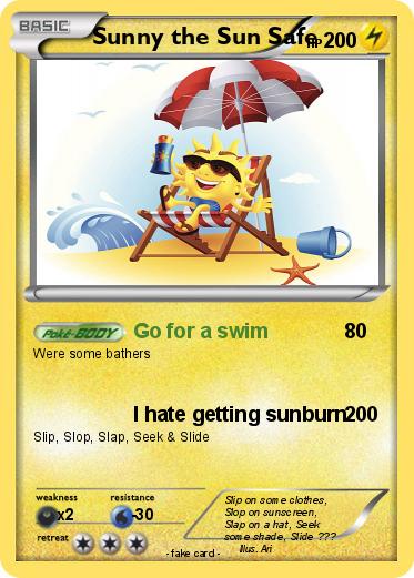 Pokemon Sunny the Sun Safe