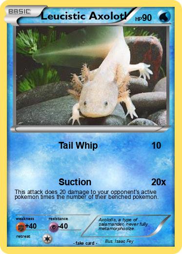 Pokemon Leucistic Axolotl