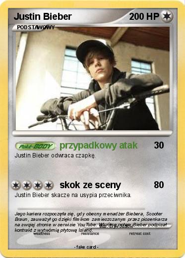 Pokemon Justin Bieber