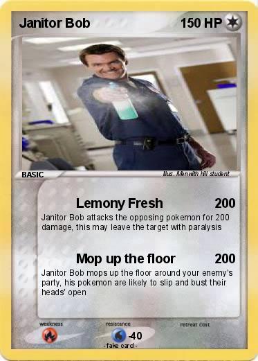 Pokemon Janitor Bob