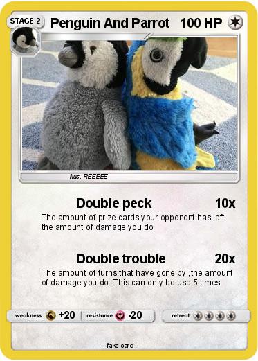 Pokemon Penguin And Parrot