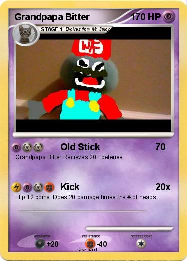 Pokemon Grandpapa Bitter