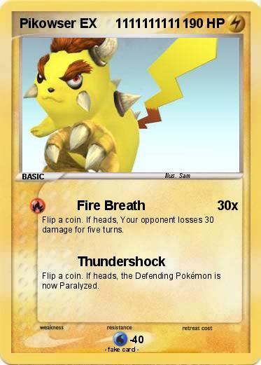 Pokemon Pikowser EX     1111111111