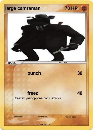 Pokemon large camraman