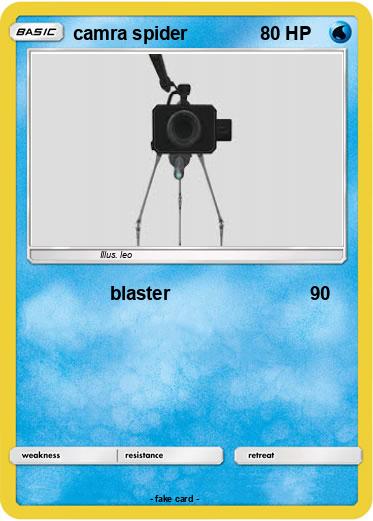 Pokemon camra spider