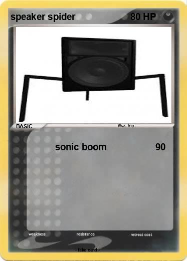 Pokemon speaker spider