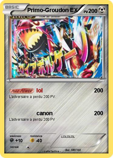 Pokemon Primo-Groudon EX