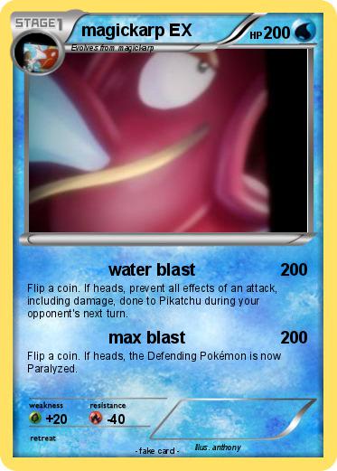Pokemon magickarp EX