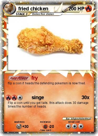 Pokemon fried chicken