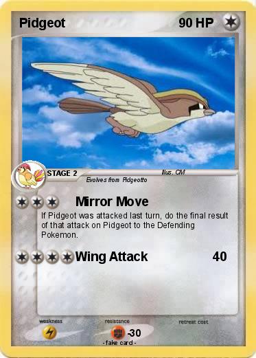 Pokemon Pidgeot