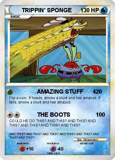 Pokemon TRIPPIN' SPONGE