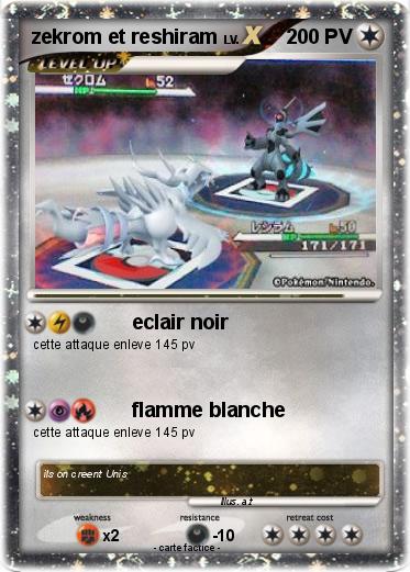 Pokemon zekrom et reshiram