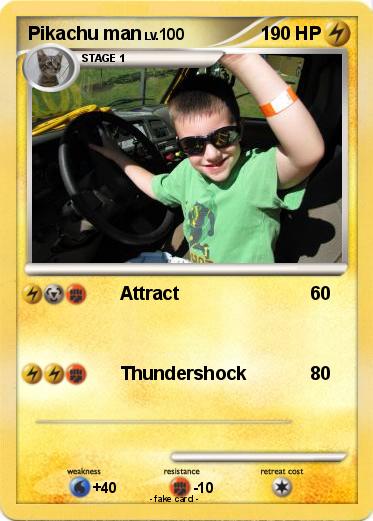 Pokemon Pikachu man