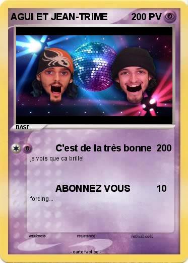 Pokemon AGUI ET JEAN-TRIME
